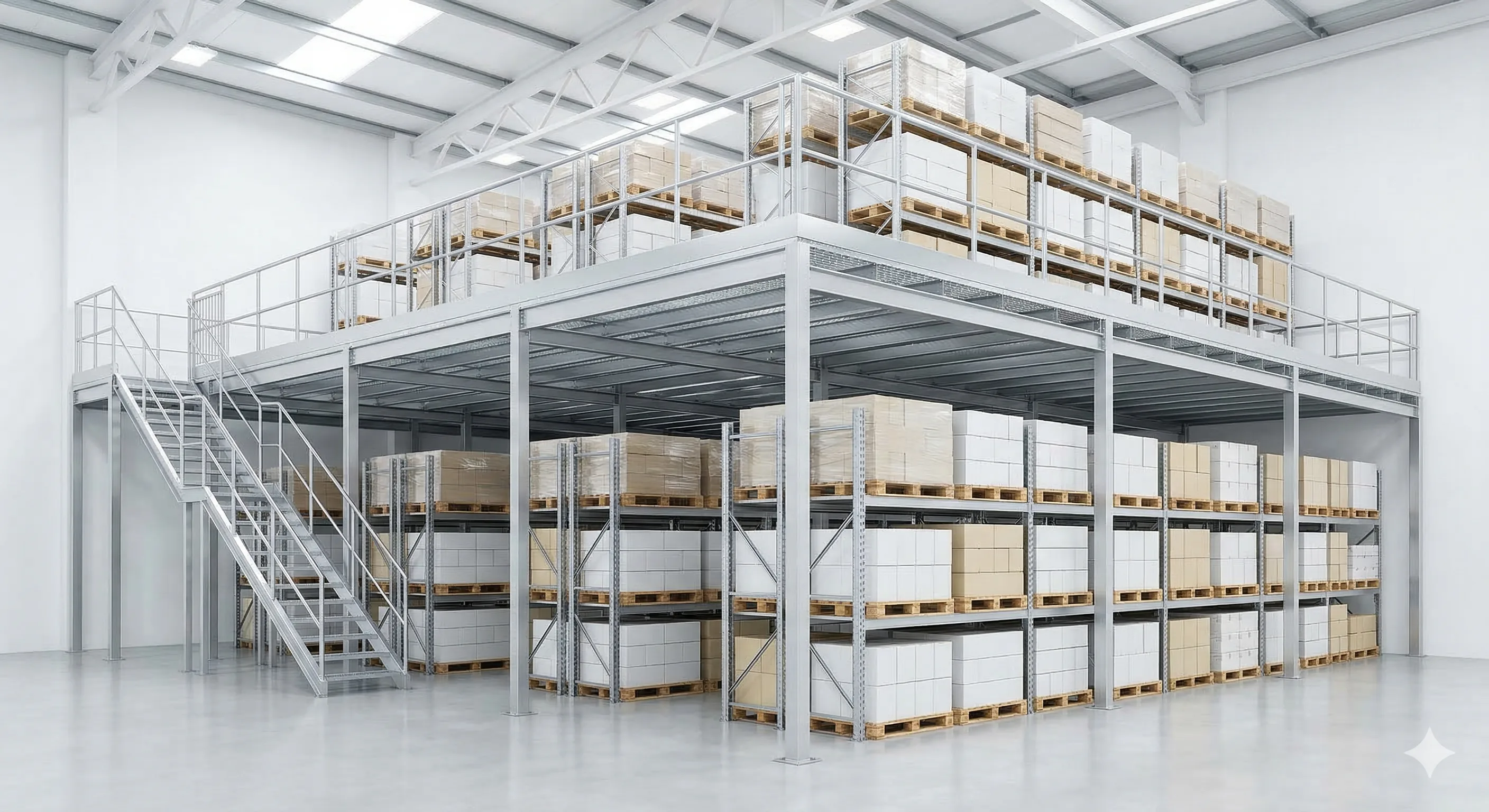 Mezzanines available from Richmond Warehouse Racking in Richmond VA