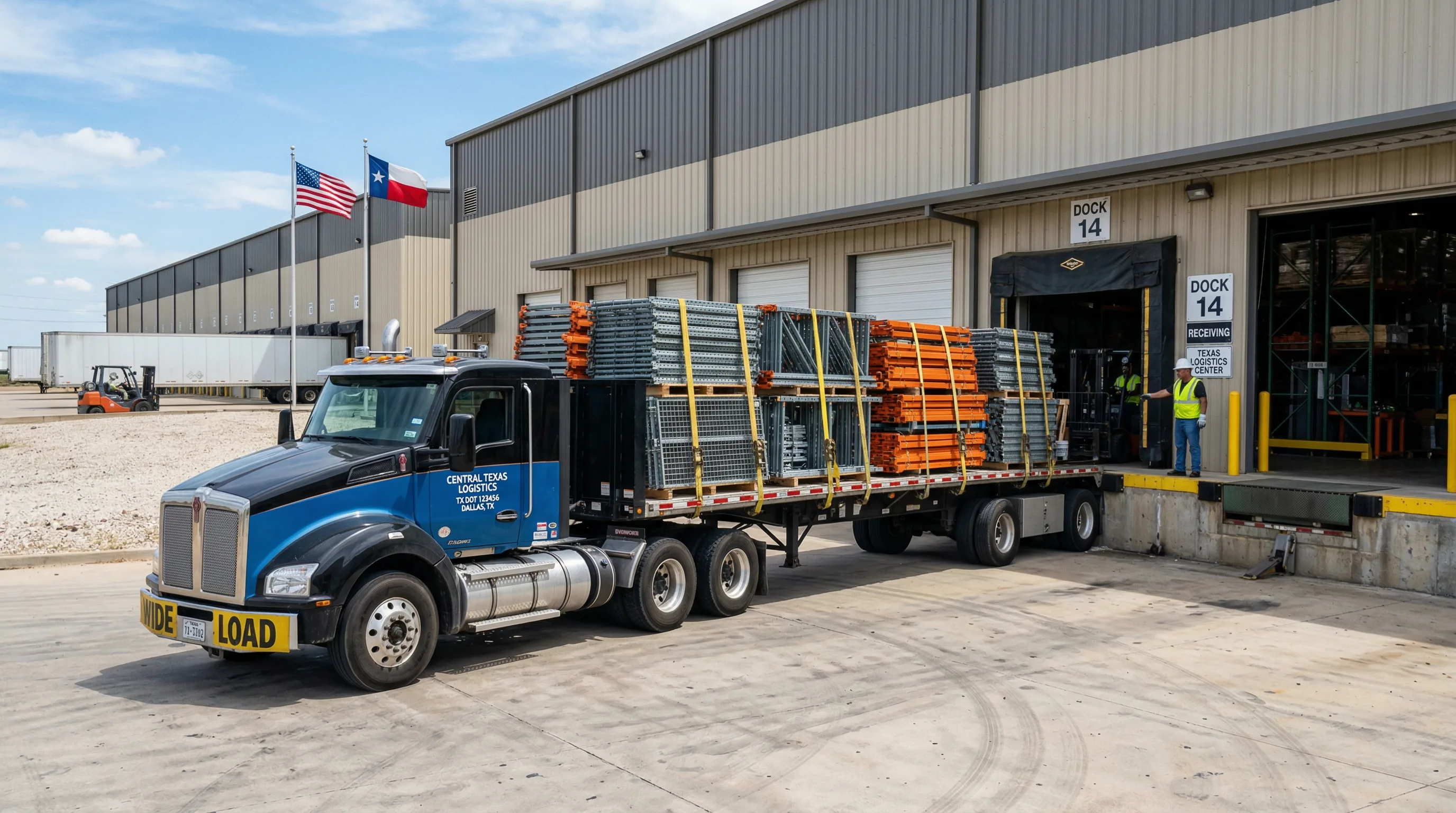 Pallet racking delivery and relocation services in the Richmond metroplex